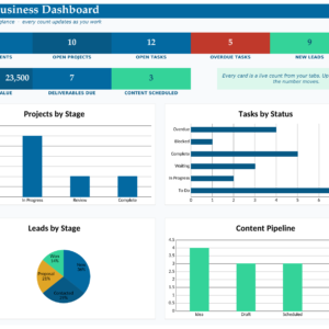 Small Business Operations Planner & Client Project Tracker Pack