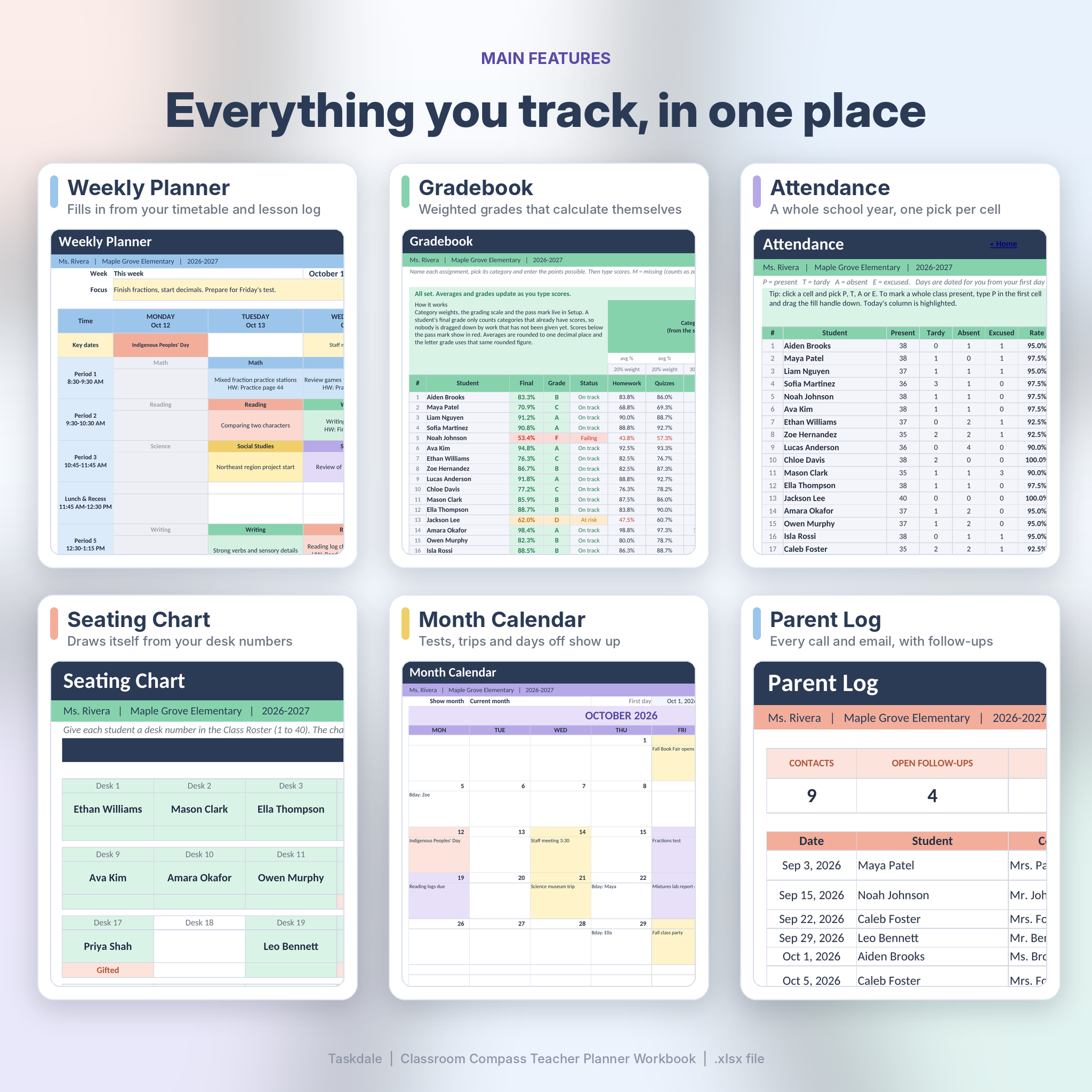 Classroom Compass Teacher Planner Workbook - Image 2