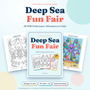 Deep Sea Fun Fair Printable Coloring Book