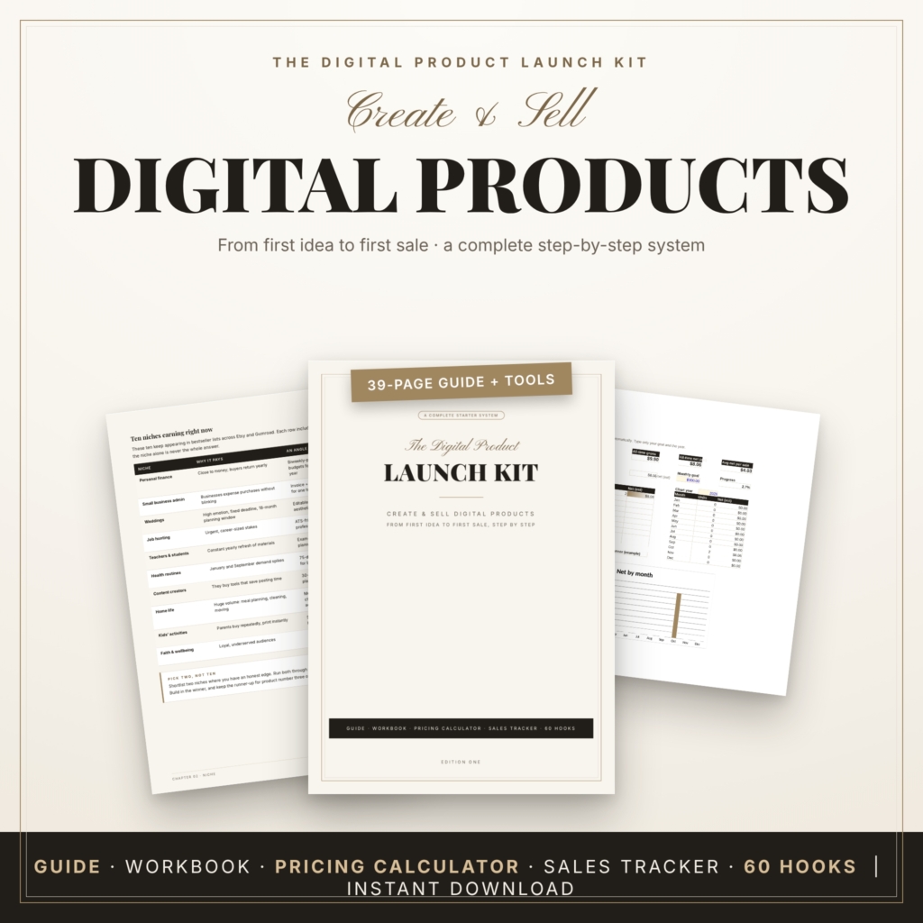 How to Create and Sell Digital Products