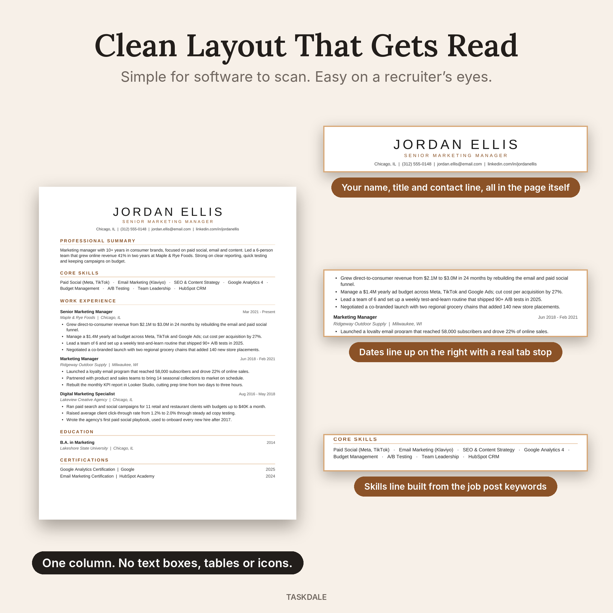 Essential ATS Resume Kit for Word and Google Docs, listing image 02
