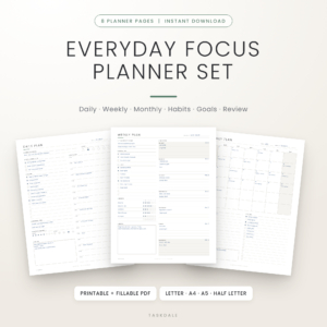 Everyday Focus Planner Set