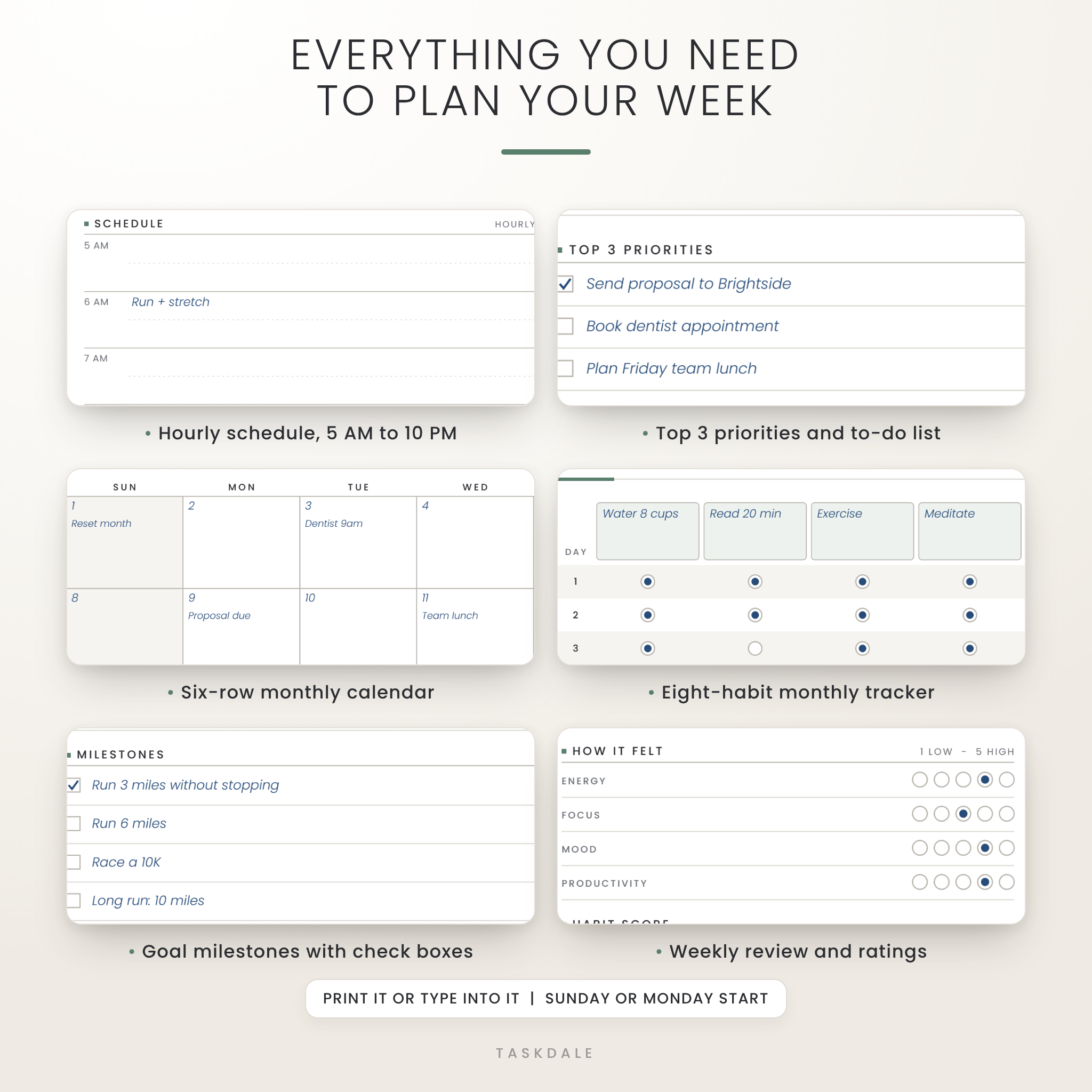 Everyday Focus Planner Set - Image 2