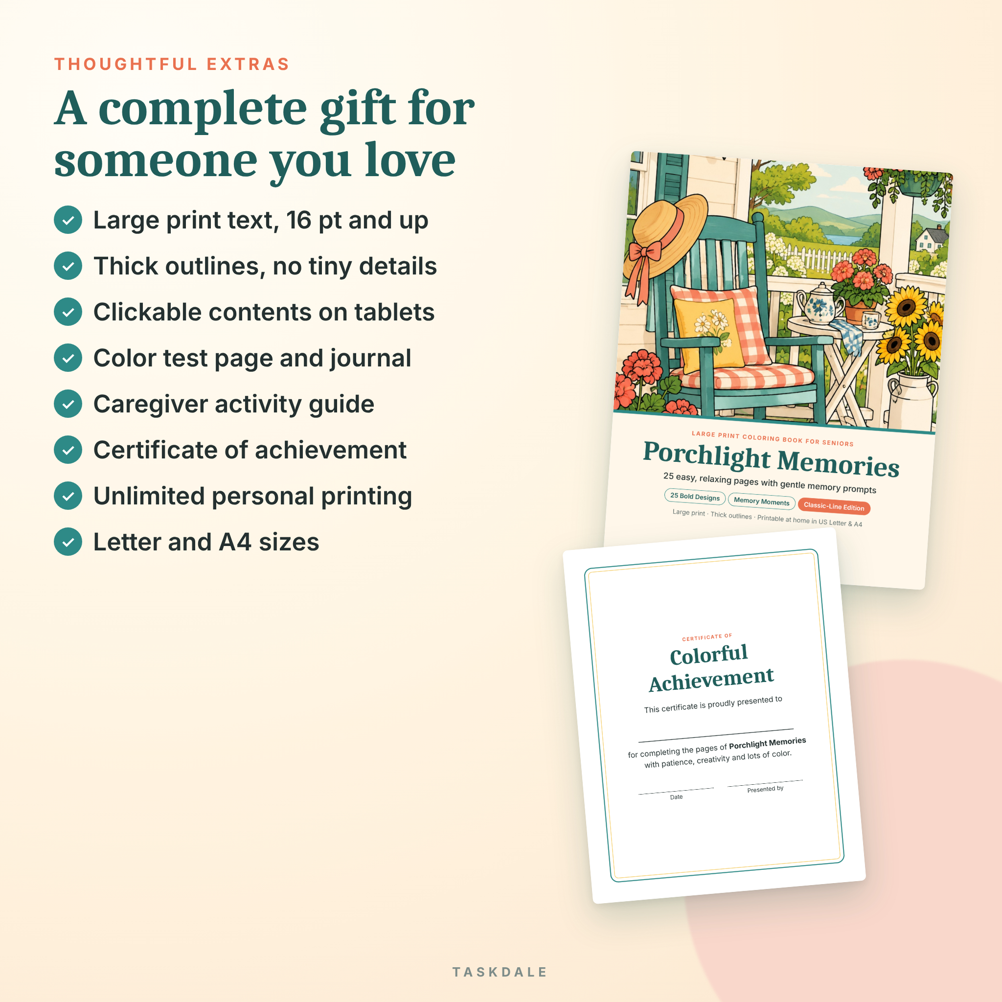 Extras journal certificate guide