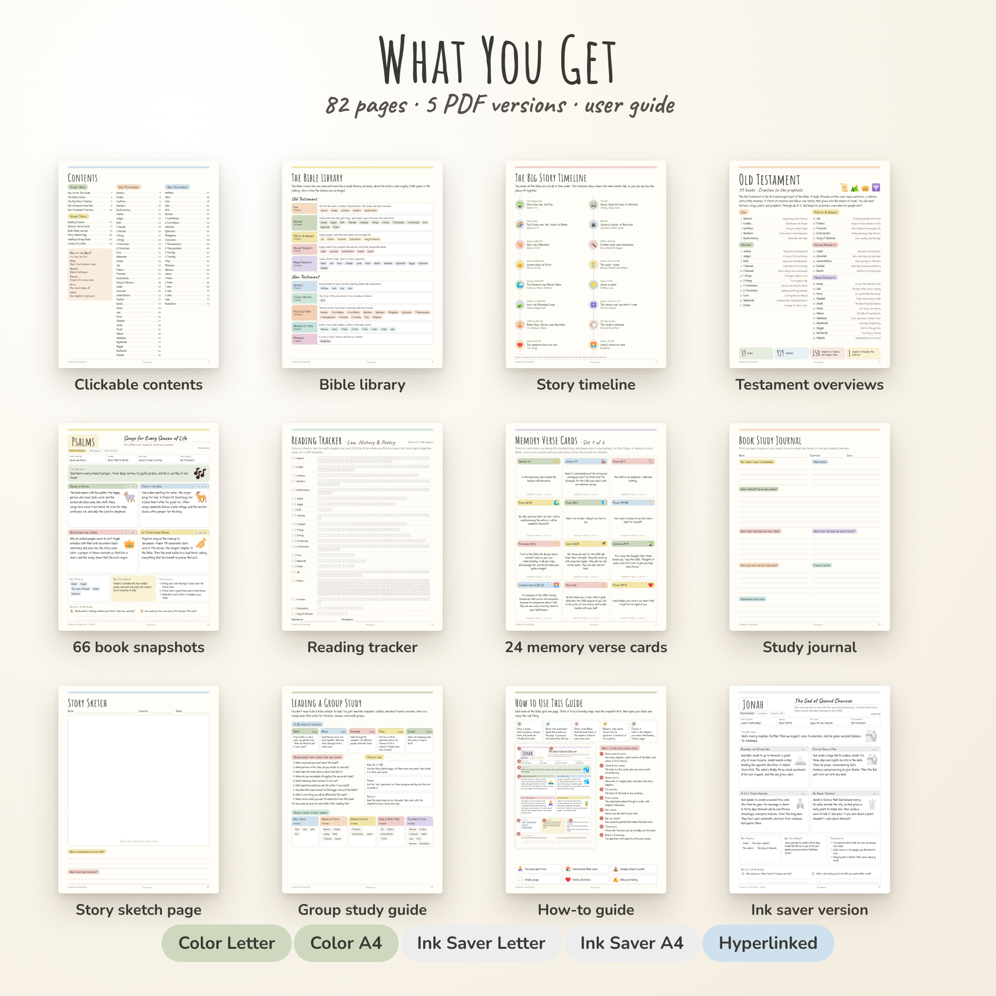 Scripture Snapshots: Illustrated Bible Study Guide for All 66 Books - Image 3