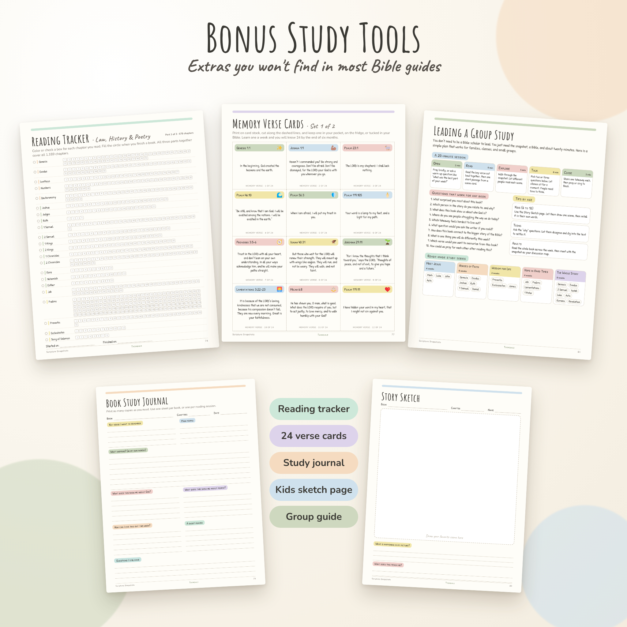 Scripture Snapshots: Illustrated Bible Study Guide for All 66 Books - Image 7