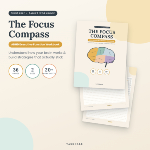 The Focus Compass ADHD executive function workbook - image 1