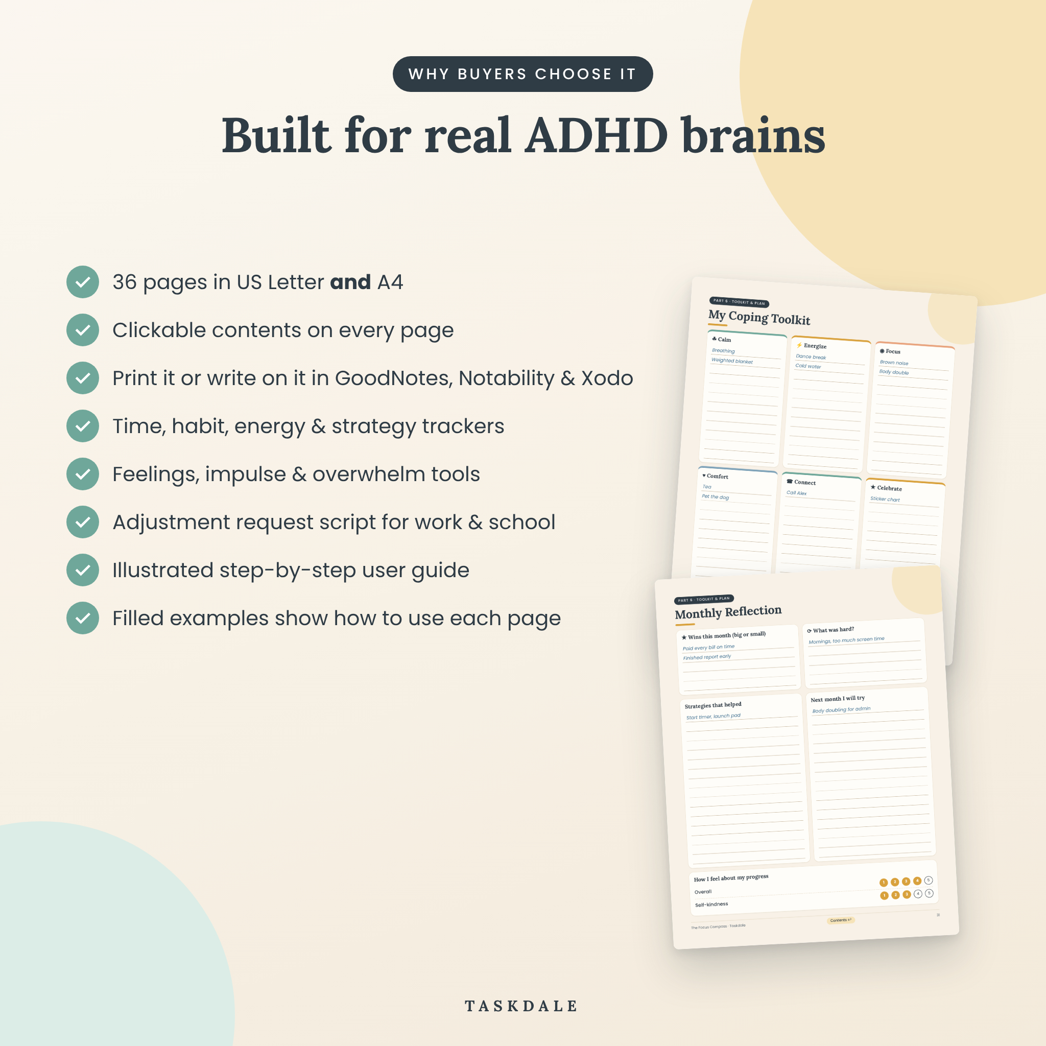 The Focus Compass ADHD executive function workbook - image 8